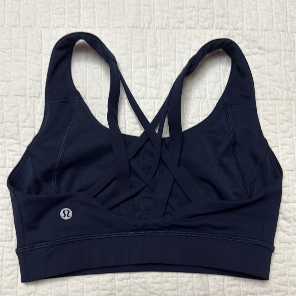 Lululemon Athletica Black Racerback Sports Bra